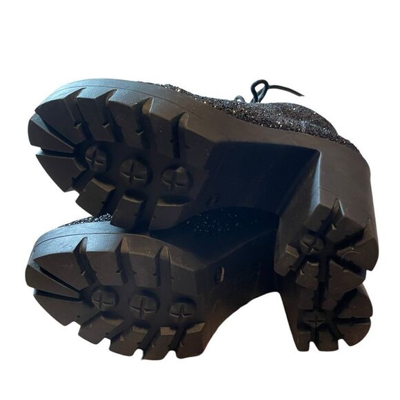 Jessica Simpson Mystah 2 Sparkle Ankle Boots Black 6.5 NEW - Picture 6 of 6